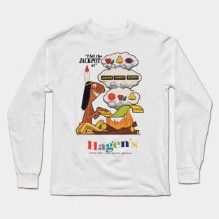 I HIT THE JACKPOT Long Sleeve T-Shirt